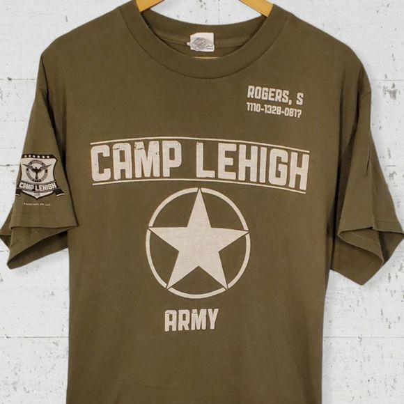 ☆ "Custom Marvel Comics" ☆ Camp  Lehigh / (Steve Rogers) Men's Tee - Picture 2 of 8